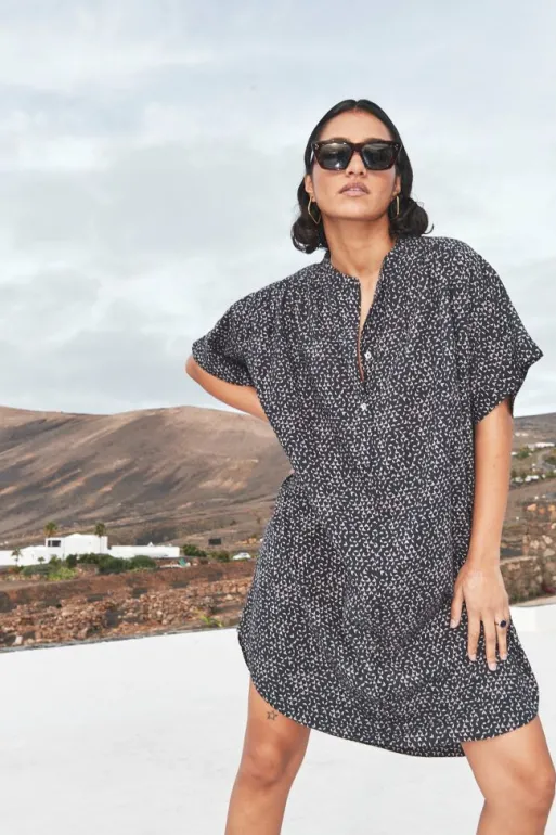 By bar Dresses*amber paper dress | paper print