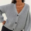 By bar Cardigans*bobbi cardigan | steel blue