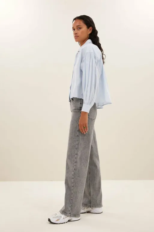 By bar Jeans | Trousers*lina pant | grey denim