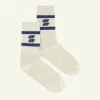 By bar Socks*logo sparkle socks | navy