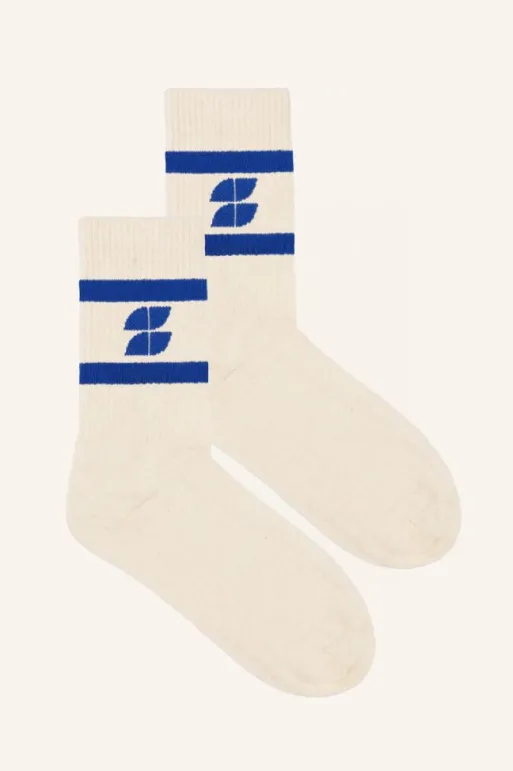 By bar Socks*logo uni socks | kingsblue
