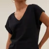 By bar Tops & Shirts*momi logo top | jet black
